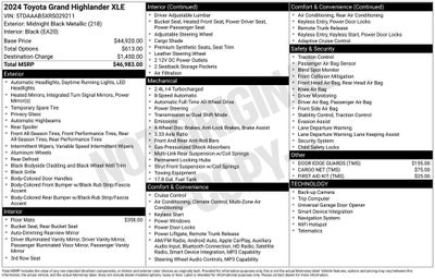 2024 Toyota Grand Highlander XLE