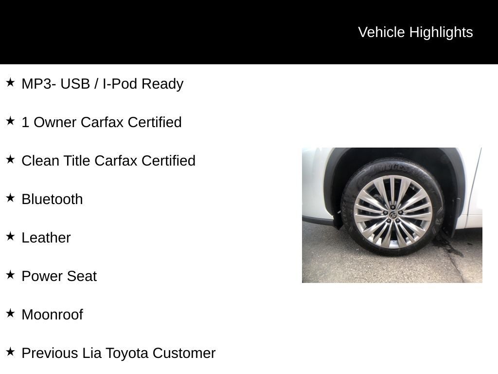 2022 Toyota Highlander Platinum