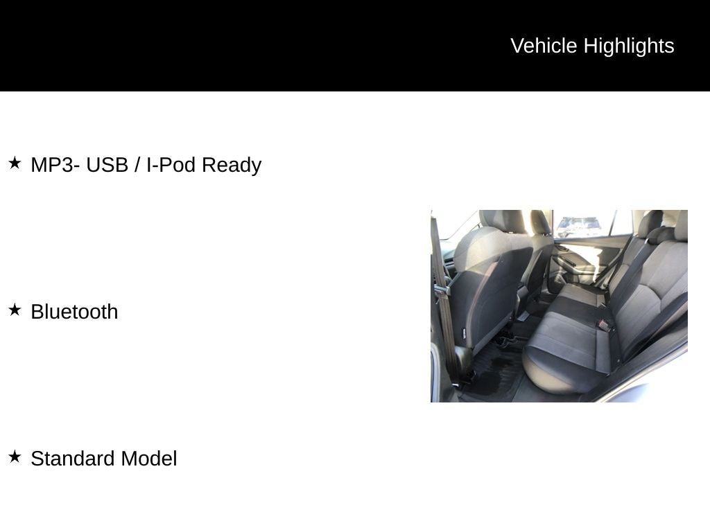 2019 Subaru Crosstrek 2.0i