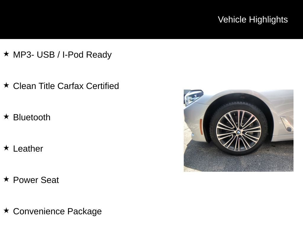 2019 BMW 5 Series 530i xDrive
