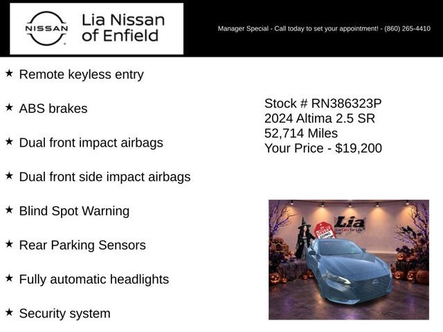2024 Nissan Altima 2.5 SR
