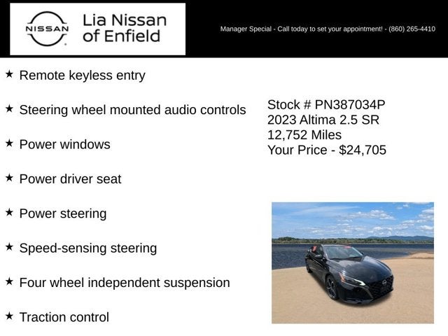 2023 Nissan Altima 2.5 SR