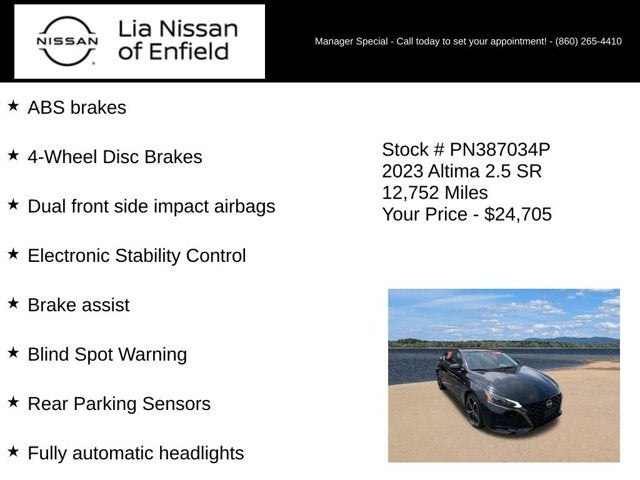 2023 Nissan Altima 2.5 SR