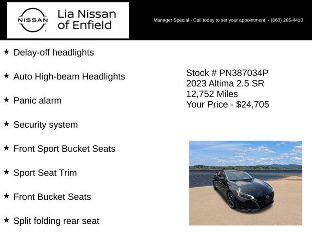 2023 Nissan Altima 2.5 SR