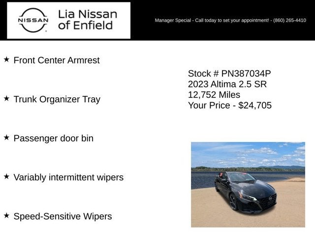 2023 Nissan Altima 2.5 SR