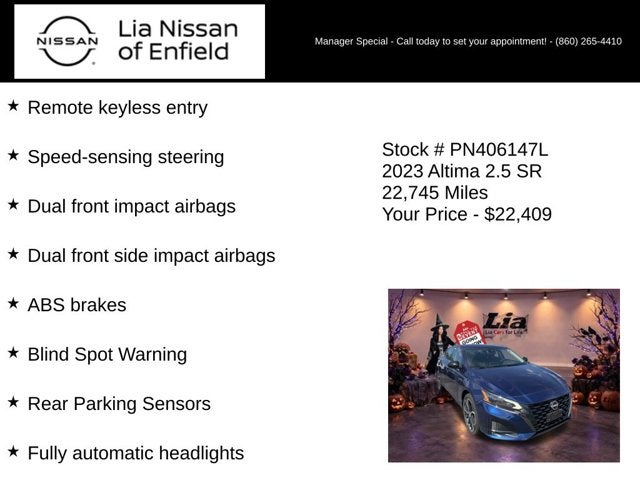2023 Nissan Altima 2.5 SR