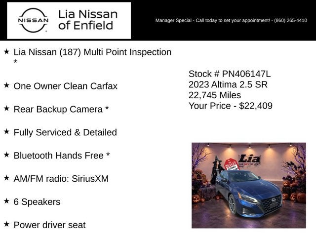 2023 Nissan Altima 2.5 SR
