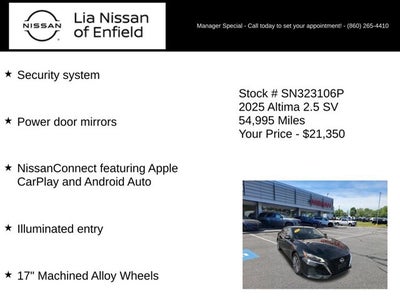 2025 Nissan Altima SV