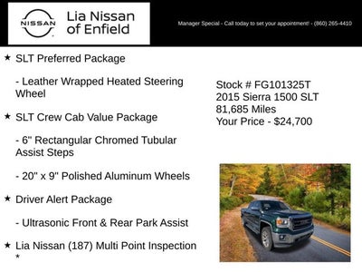 2015 GMC Sierra 1500 SLT