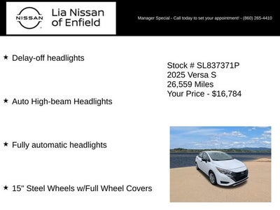 2025 Nissan Versa S
