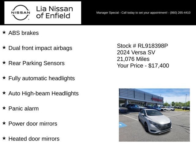 2024 Nissan Versa SV