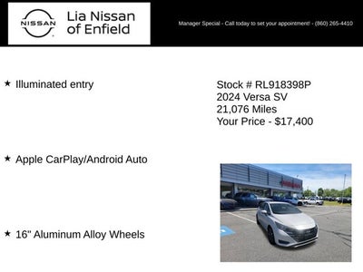 2024 Nissan Versa SV