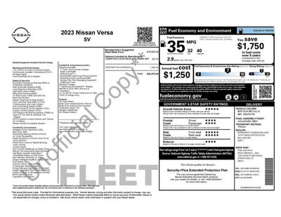 2023 Nissan Versa SV