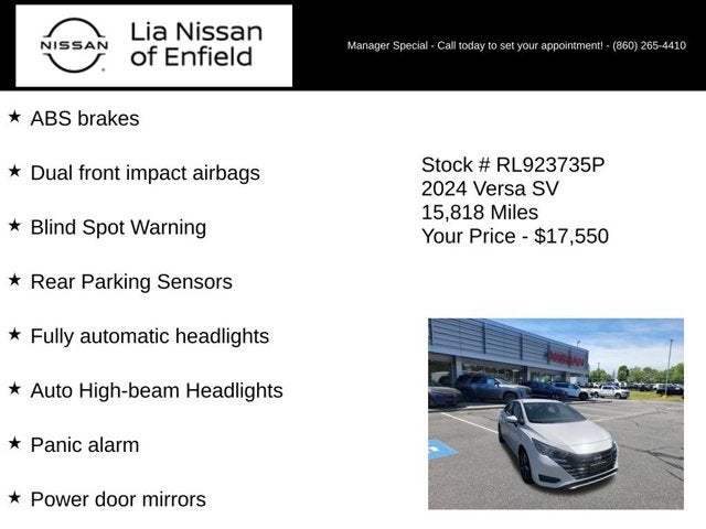 2024 Nissan Versa SV