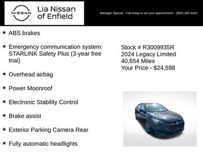2024 Subaru Legacy Limited