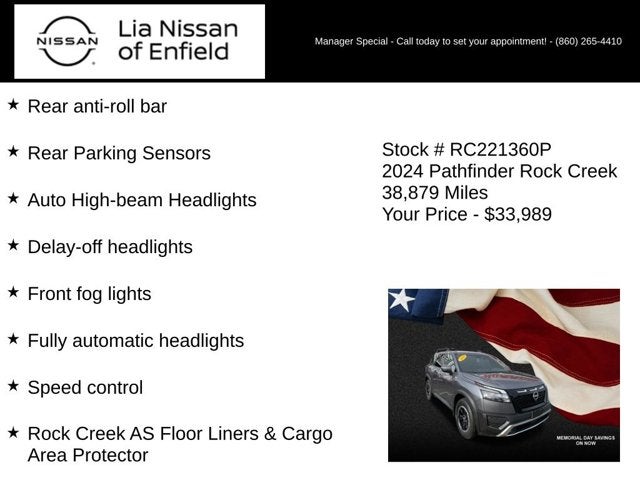 2024 Nissan Pathfinder Rock Creek