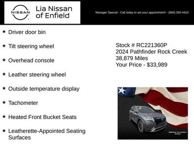 2024 Nissan Pathfinder Rock Creek