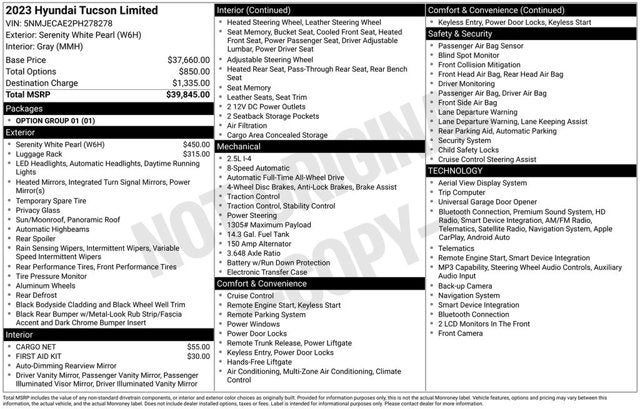 2023 Hyundai Tucson Limited