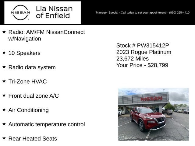2023 Nissan Rogue Platinum