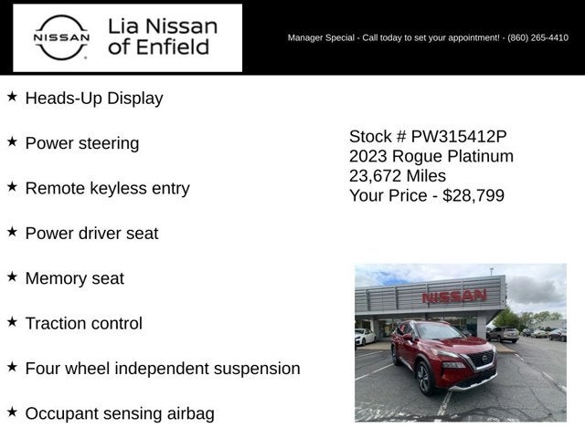 2023 Nissan Rogue Platinum