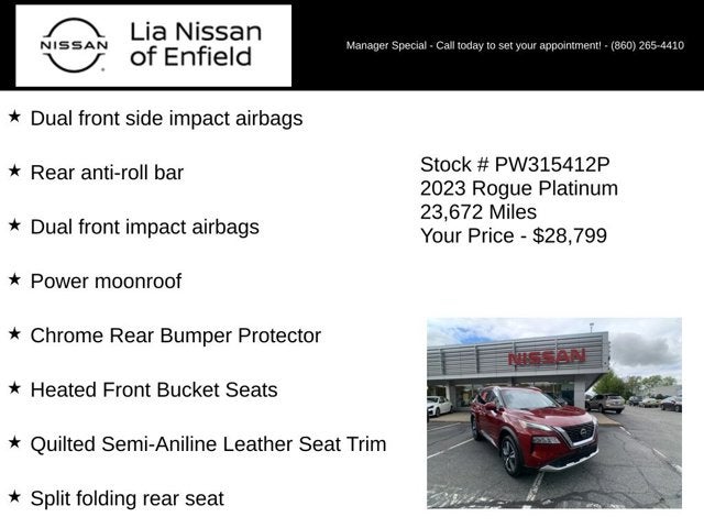 2023 Nissan Rogue Platinum