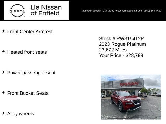 2023 Nissan Rogue Platinum
