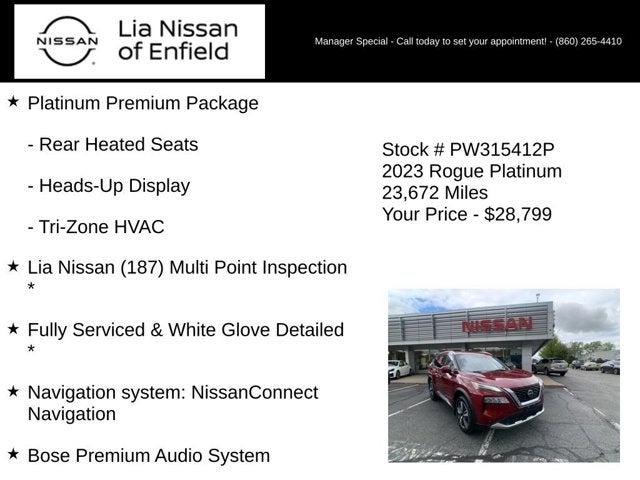 2023 Nissan Rogue Platinum