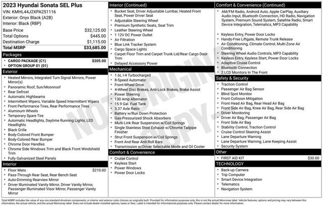 2023 Hyundai Sonata SEL Plus