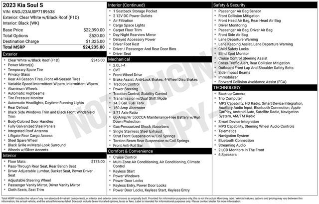 2023 Kia Soul S
