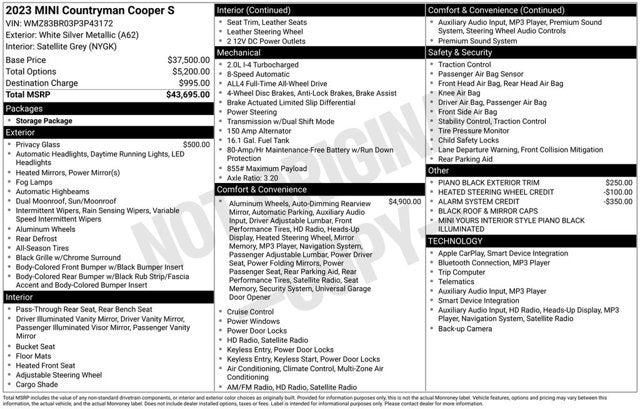 2023 MINI Countryman Cooper S