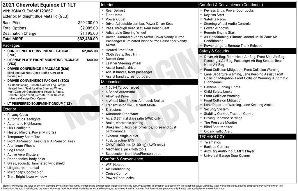 2021 Chevrolet Equinox LT