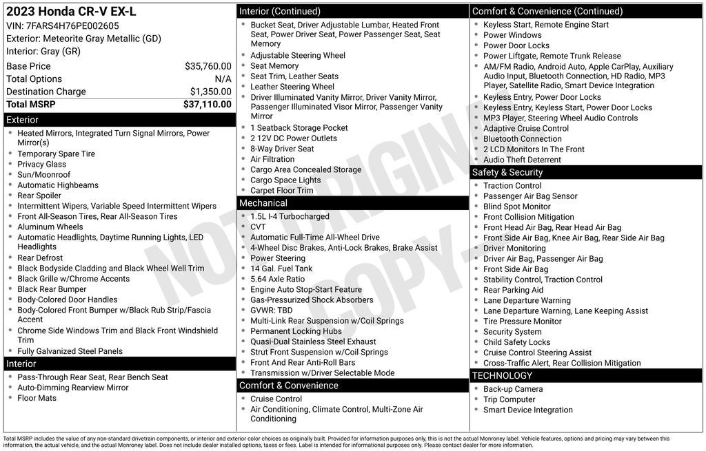 2023 Honda CR-V EX-L