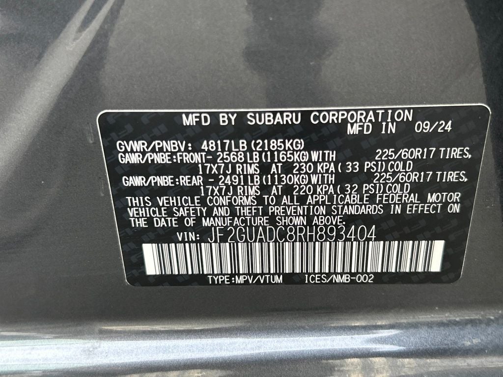 2024 Subaru Crosstrek Premium