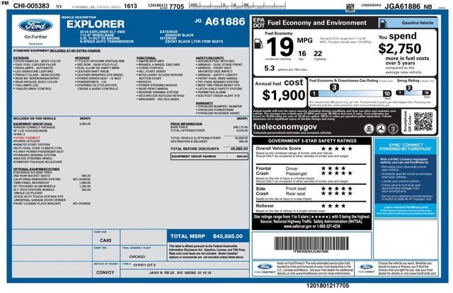 2018 Ford Explorer XLT