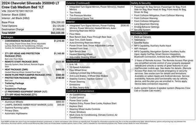 2024 Chevrolet Silverado 3500HD LT