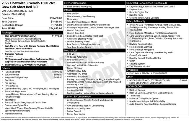 2022 Chevrolet Silverado 1500 ZR2