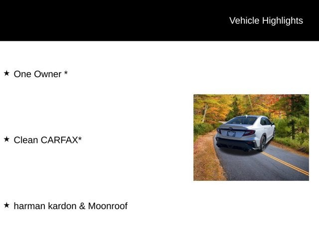 2022 Subaru WRX Premium