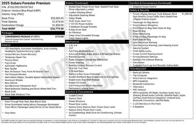 2025 Subaru Forester Premium