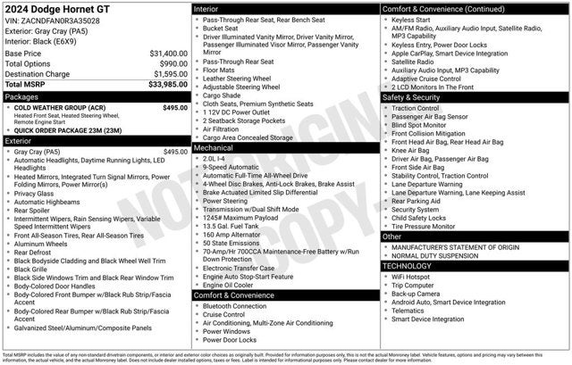 2024 Dodge Hornet GT