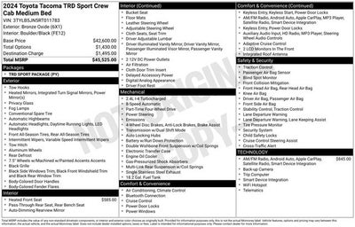 2024 Toyota Tacoma TRD Sport