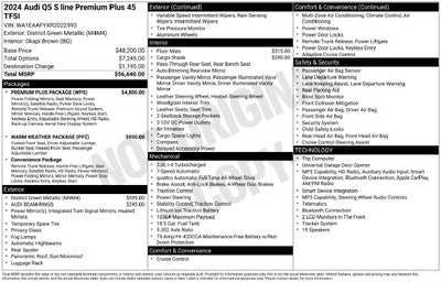 2024 Audi Q5 45 S line Premium quattro