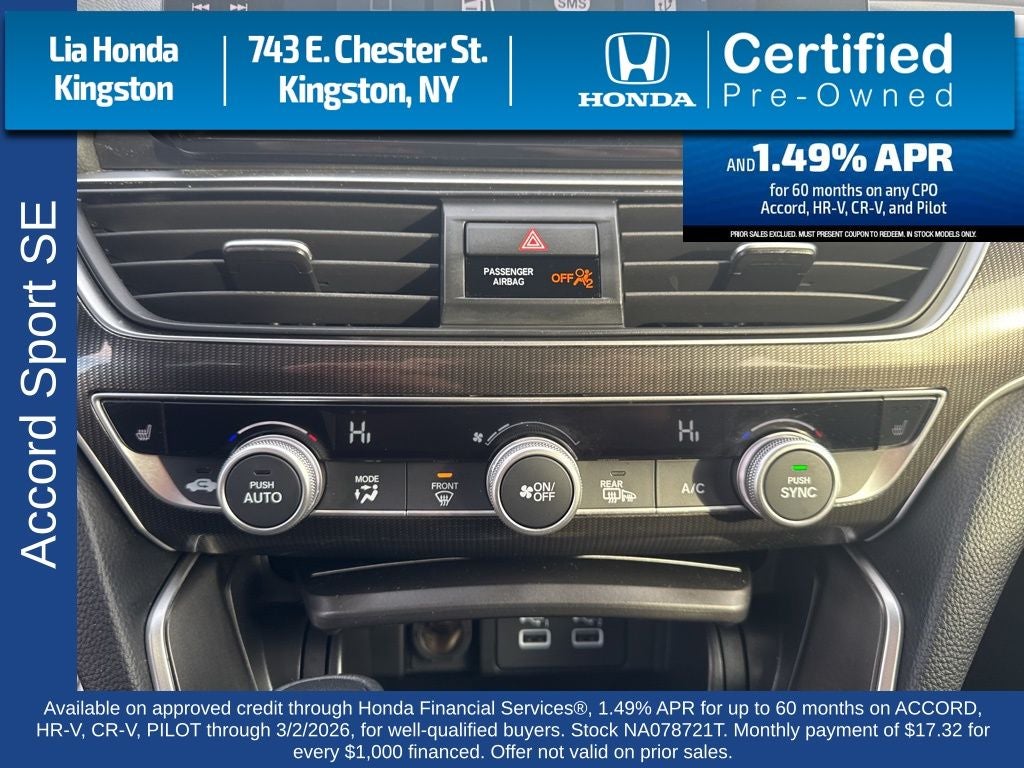 2022 Honda Accord Sport Special Edition