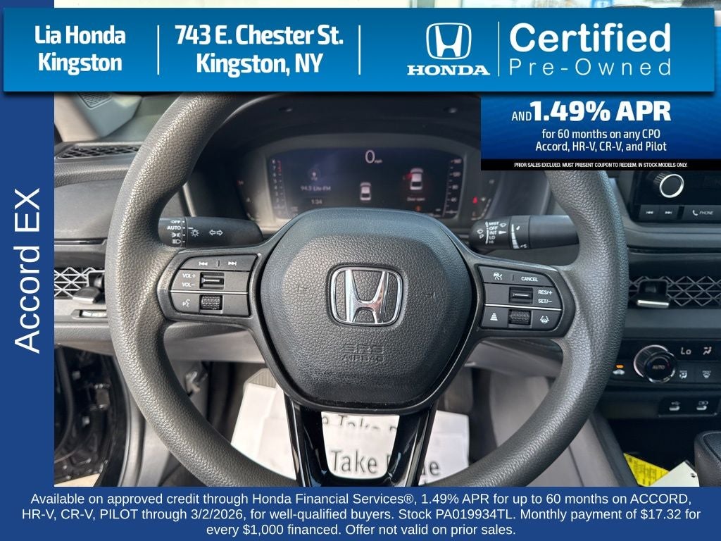 2023 Honda Accord EX