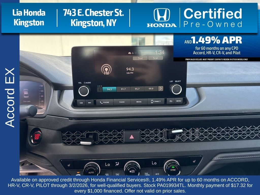 2023 Honda Accord EX