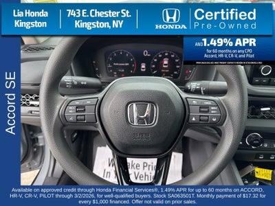 2025 Honda Accord SE