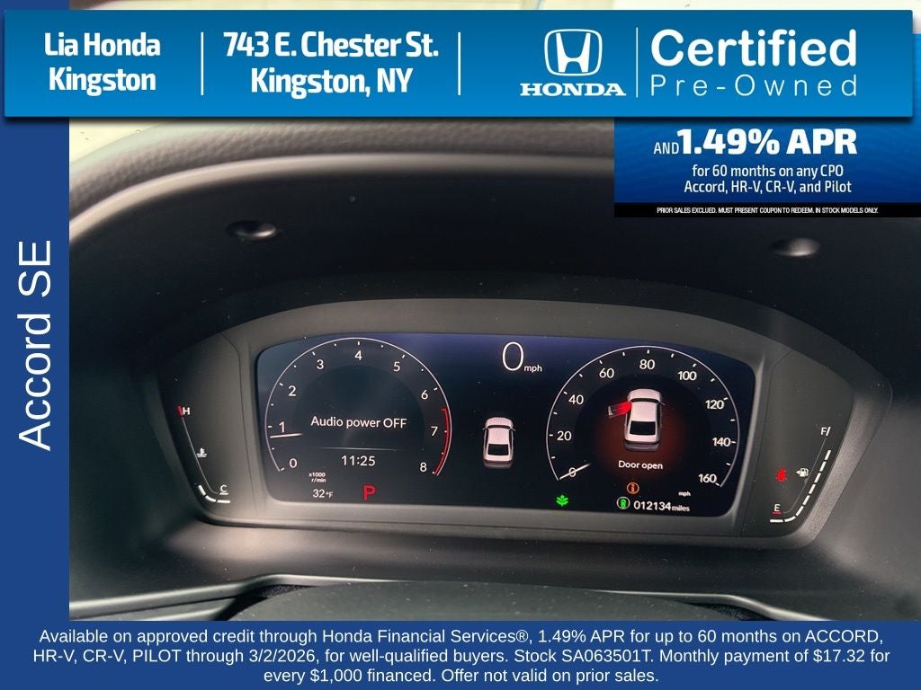 2025 Honda Accord SE