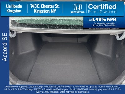 2025 Honda Accord SE