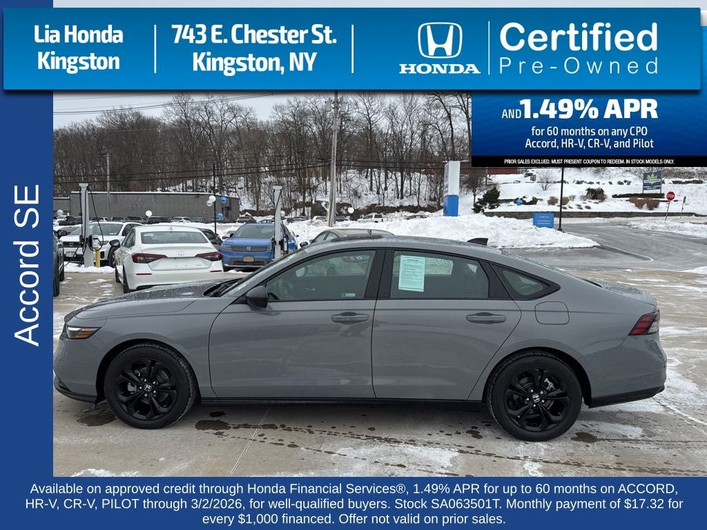 2025 Honda Accord SE