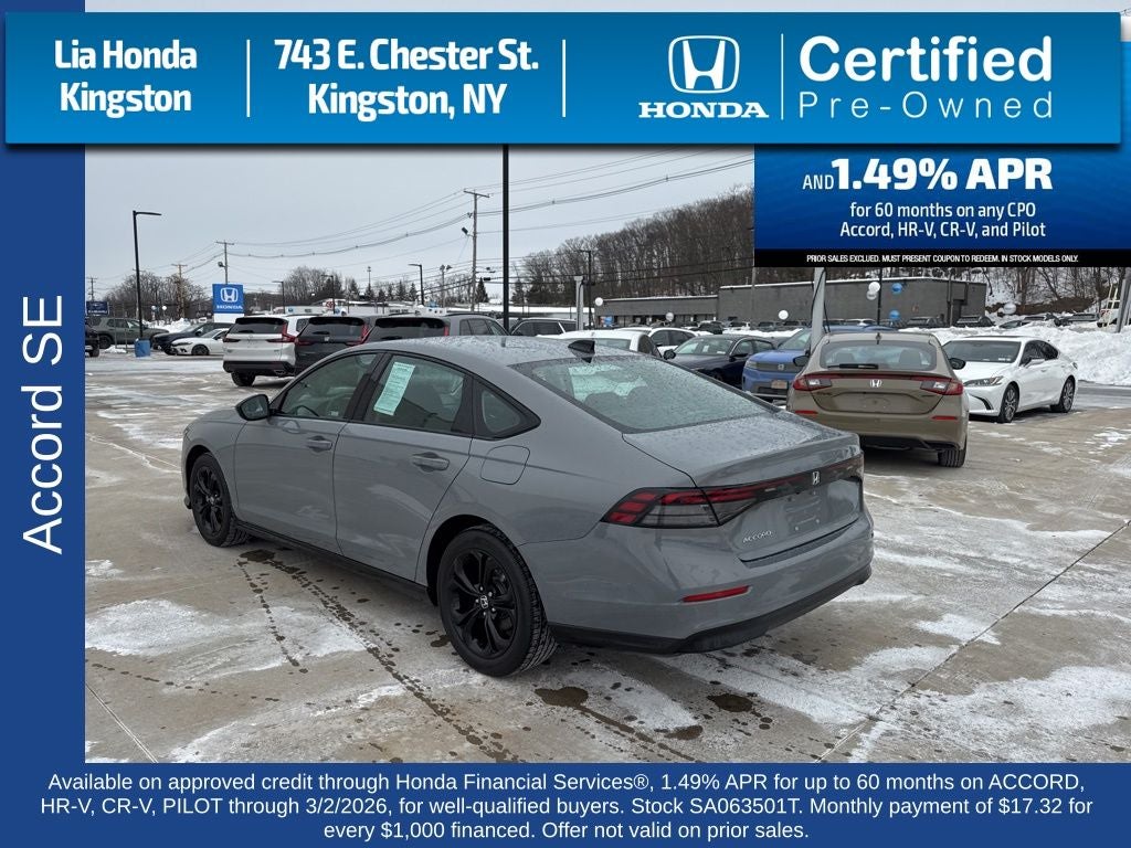 2025 Honda Accord SE