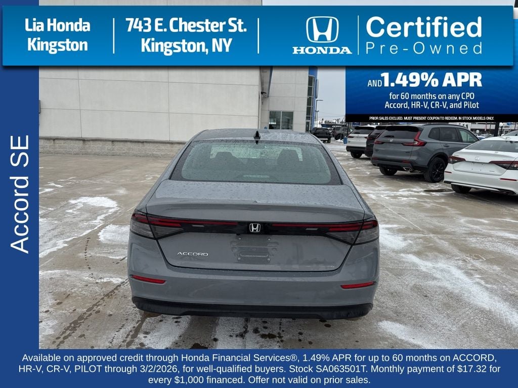 2025 Honda Accord SE